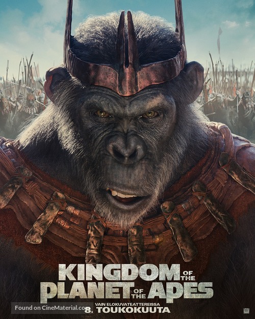 Kingdom of the Planet of the Apes - Finnish Movie Poster
