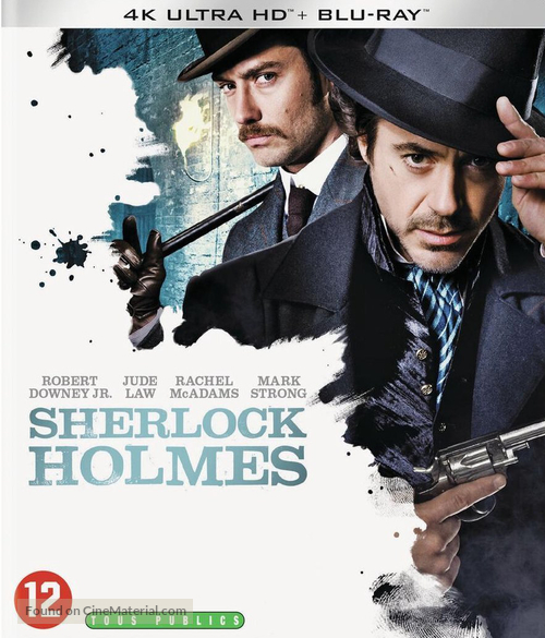 Sherlock Holmes - Belgian Blu-Ray movie cover