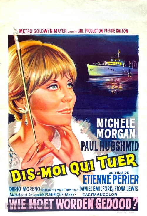 Dis-moi qui tuer - Belgian Movie Poster