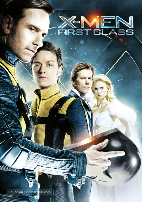 X-Men: First Class - DVD movie cover