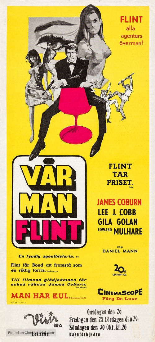 Our Man Flint - Swedish Movie Poster