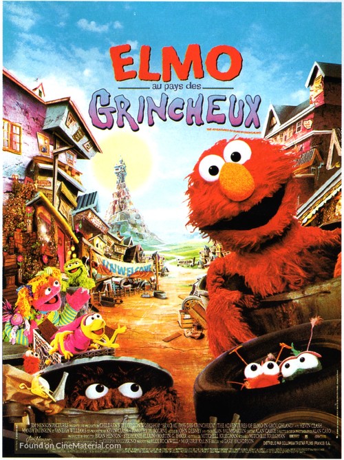The Adventures of Elmo in Grouchland - French Movie Poster