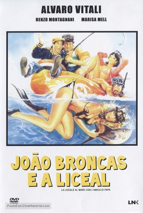 La liceale al mare con l&#039;amica di pap&agrave; - Portuguese DVD movie cover