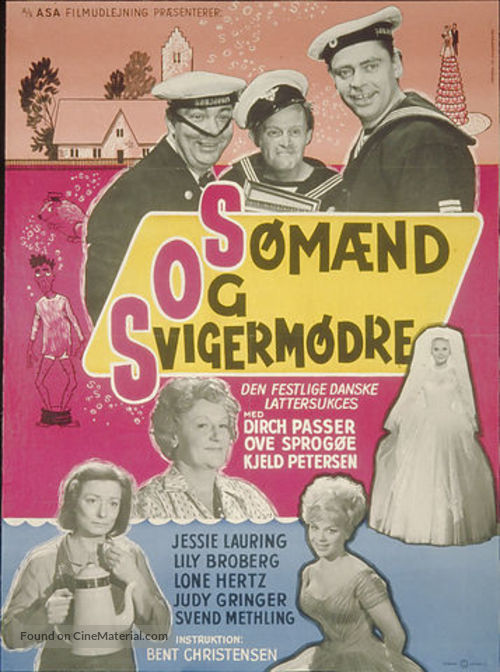 S&oslash;m&aelig;nd og svigerm&oslash;dre - Danish Movie Poster