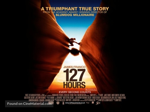 127 Hours - British Movie Poster