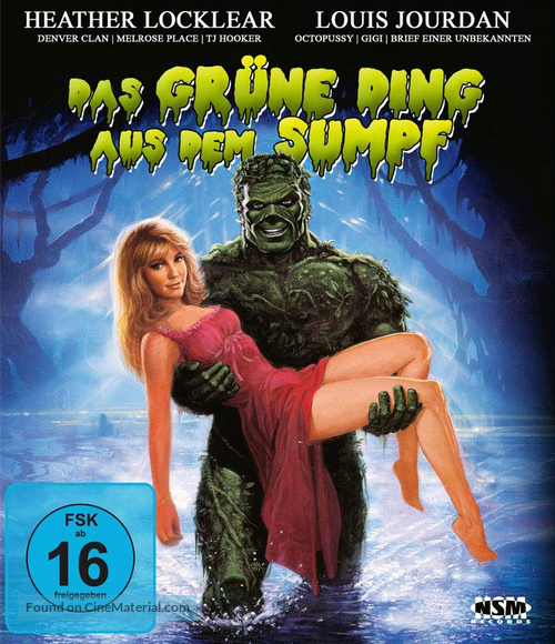 The Return of Swamp Thing - German Blu-Ray movie cover