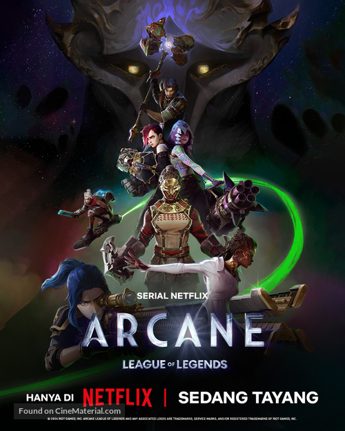 &quot;Arcane: League of Legends&quot; - Indonesian Movie Poster