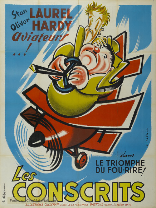 The Flying Deuces - French Movie Poster