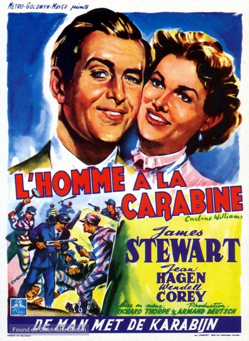 Carbine Williams - Belgian Movie Poster