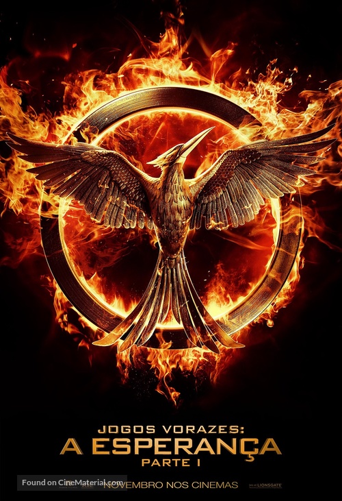 The Hunger Games: Mockingjay - Part 1 - Brazilian Movie Poster