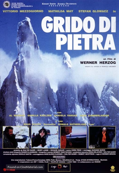 Cerro Torre: Schrei aus Stein - Italian Movie Poster