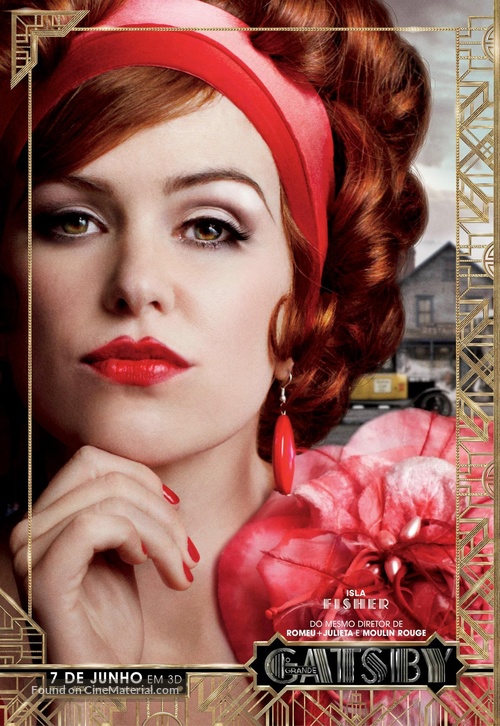 The Great Gatsby - Brazilian Movie Poster