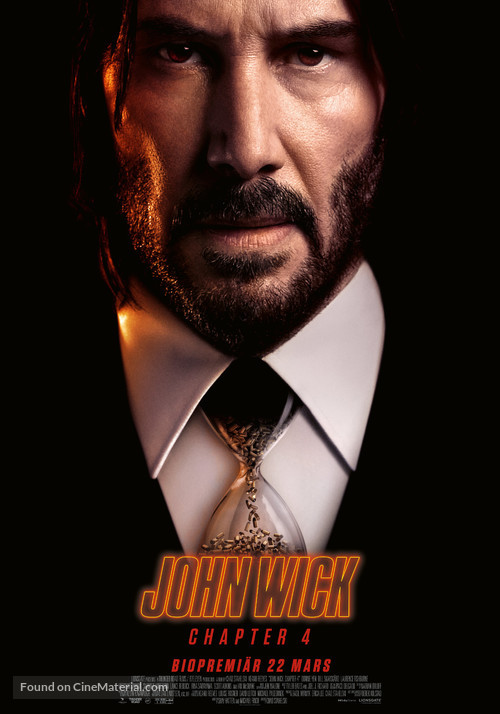 John Wick: Chapter 4 - Swedish Movie Poster