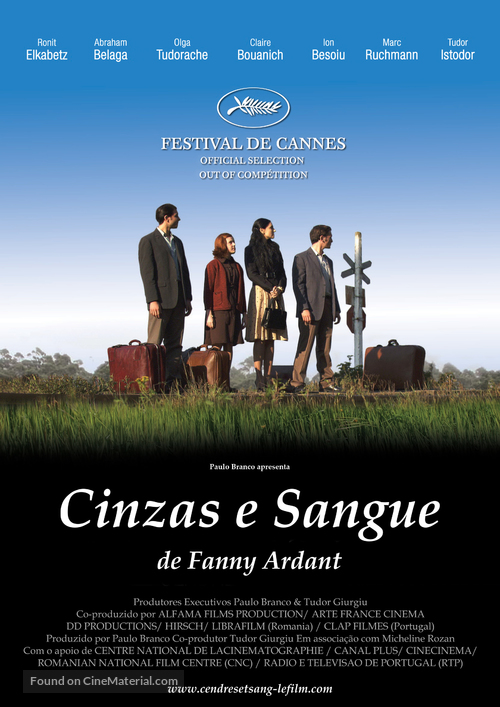 Cendres et sang - Portuguese Movie Poster