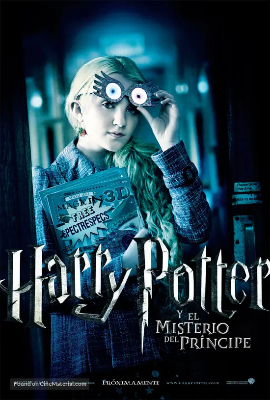 Harry Potter And The Half Blood Prince 09 Argentinian Movie Poster Harry Potter And The Half Blood Prince 09 Argentinian Movie Poster