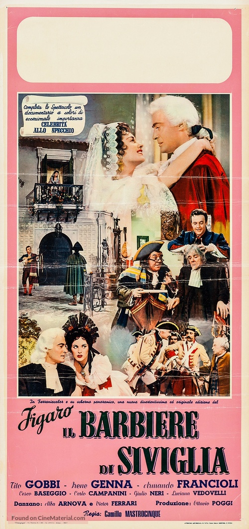 Figaro, il barbiere di Siviglia - Italian Movie Poster