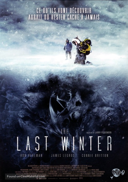 The Last Winter - French DVD movie cover