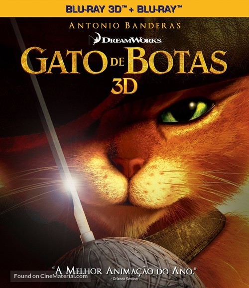 Puss in Boots - Brazilian Movie Cover