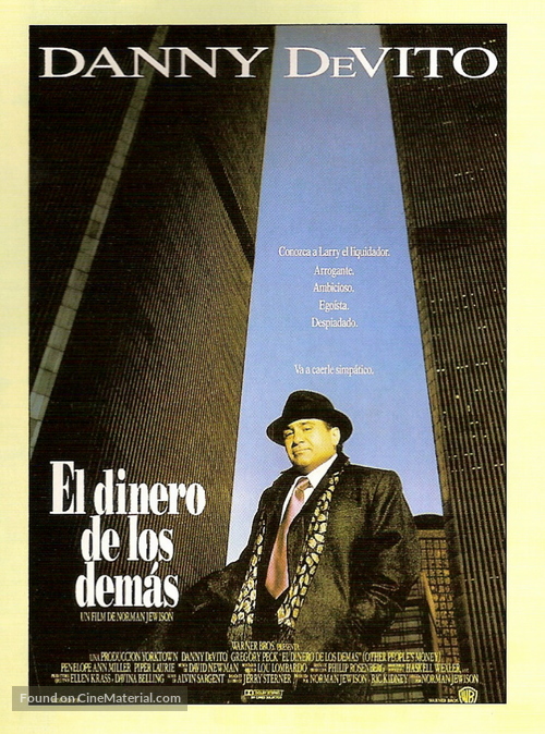 Other People&#039;s Money - Spanish Movie Poster