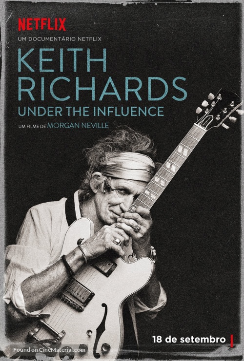 Keith Richards: Under the Influence - Brazilian Movie Poster