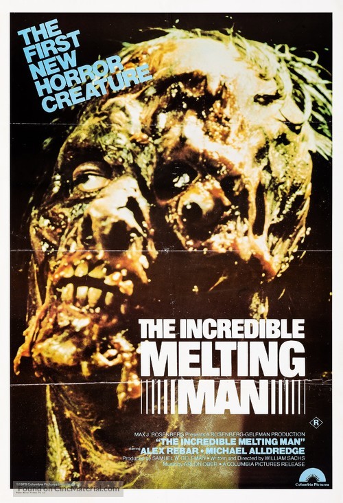 The Incredible Melting Man - Australian Movie Poster