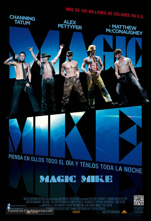 Magic Mike - Mexican Movie Poster