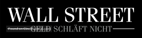 Wall Street: Money Never Sleeps - German Logo
