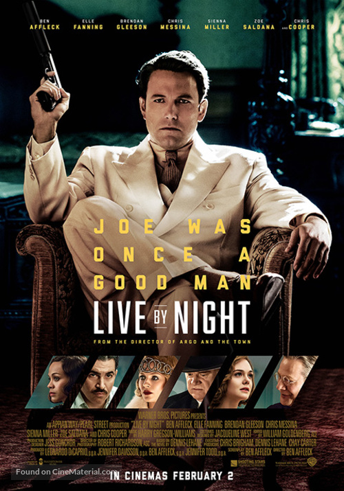 Live by Night - Lebanese Movie Poster