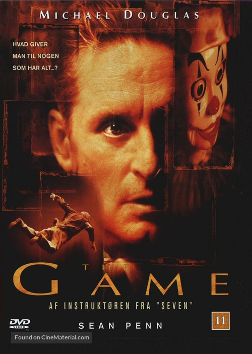 The Game - Danish DVD movie cover