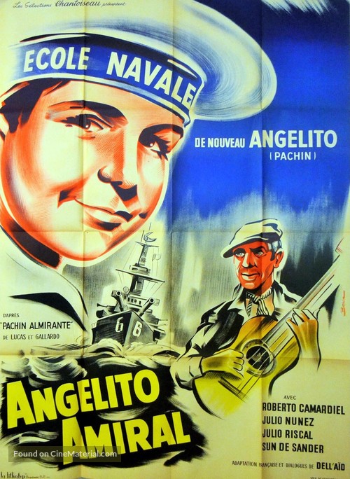 Pach&iacute;n almirante - French Movie Poster