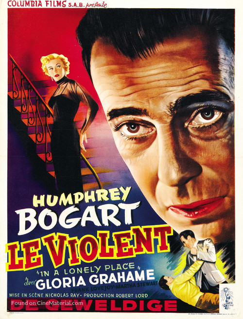 In a Lonely Place - Belgian Movie Poster