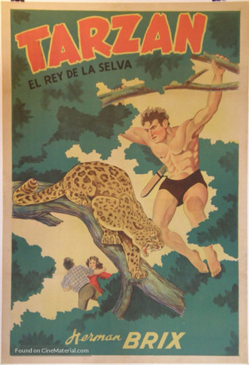 The New Adventures of Tarzan - Argentinian Movie Poster