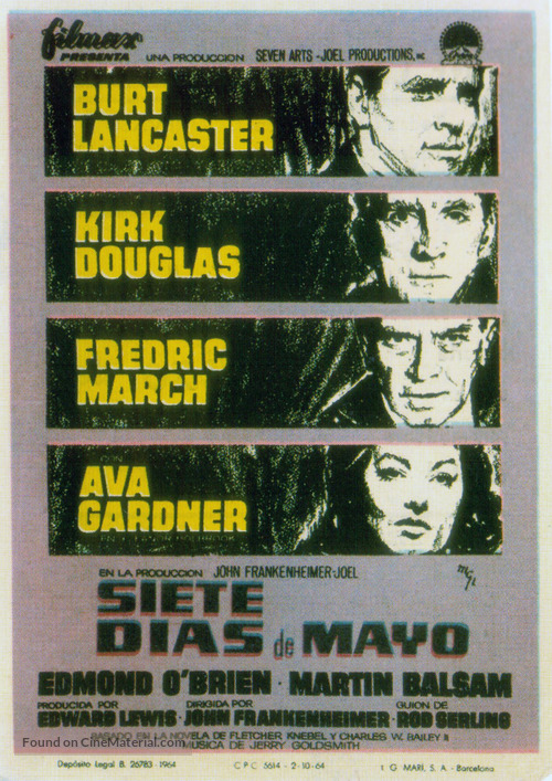 Seven Days in May - Spanish Movie Poster