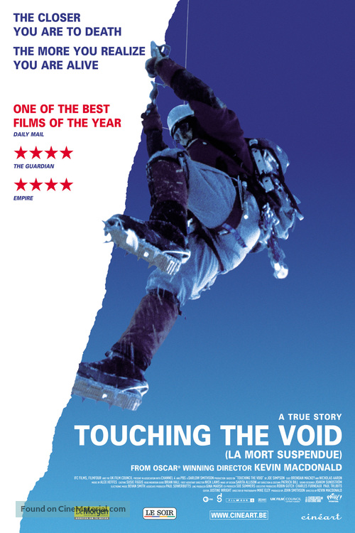 Touching the Void - Belgian poster