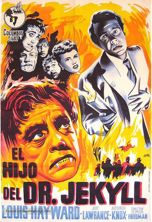 The Son of Dr. Jekyll - Spanish Movie Poster