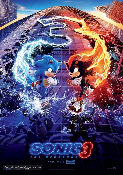 Sonic the Hedgehog 3 - South African Movie Poster