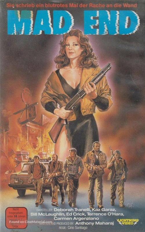 Naked Vengeance - German VHS movie cover