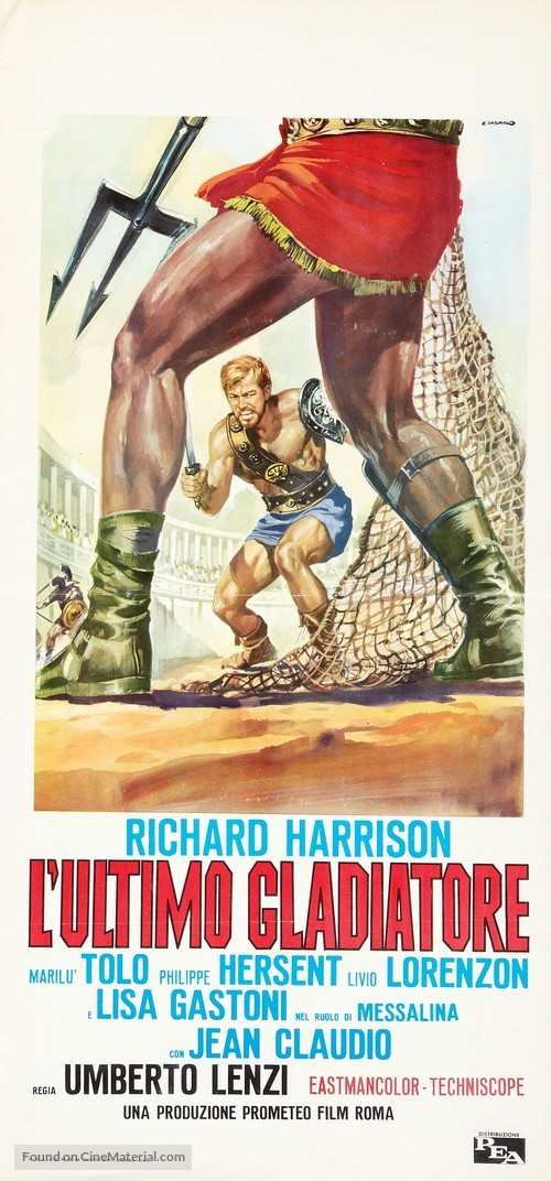 L&#039;ultimo gladiatore - Italian Movie Poster