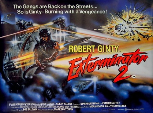 Exterminator 2 - British Movie Poster