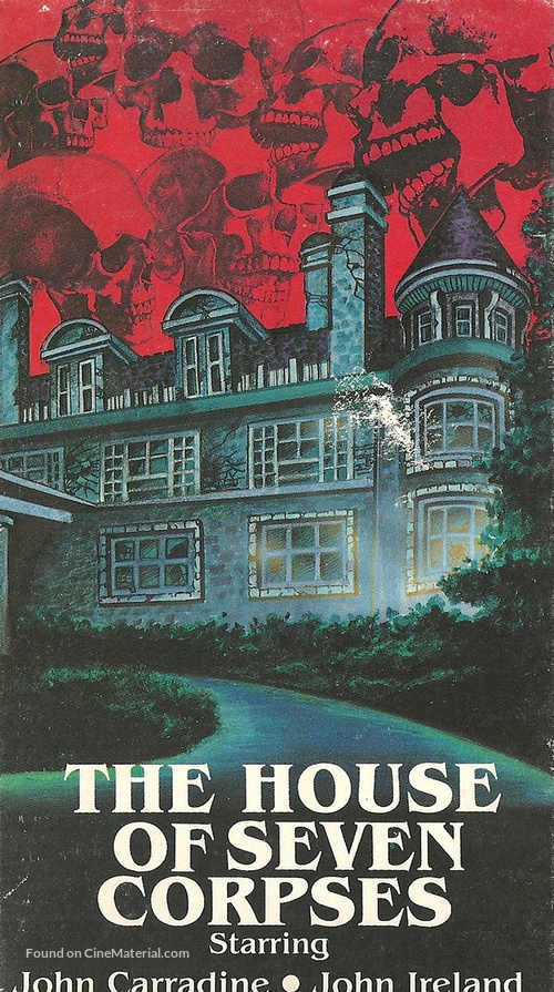 The House of Seven Corpses - VHS movie cover