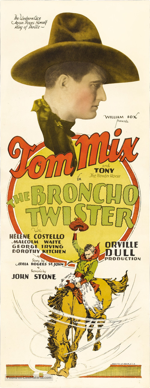 The Broncho Twister - Movie Poster