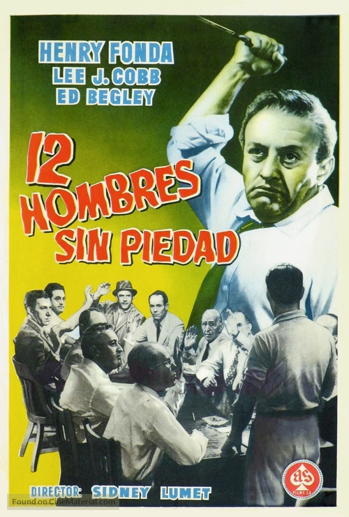 12 Angry Men - Spanish Movie Poster