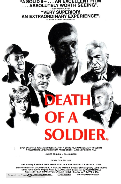 Death of a Soldier - Movie Poster