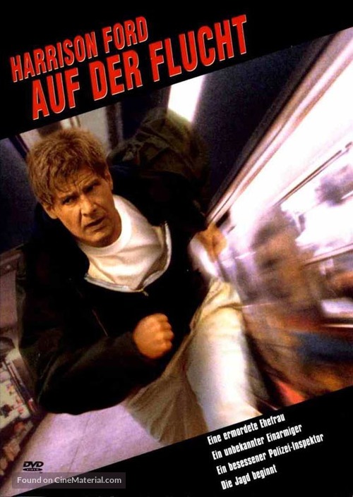 The Fugitive - German DVD movie cover