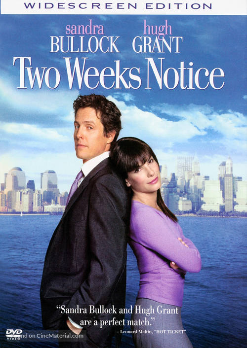 Two Weeks Notice - Movie Cover