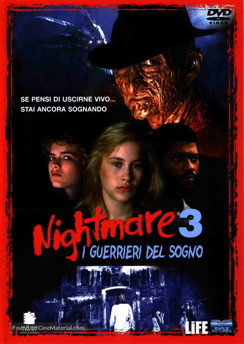 A Nightmare On Elm Street 3: Dream Warriors - Italian Movie Cover