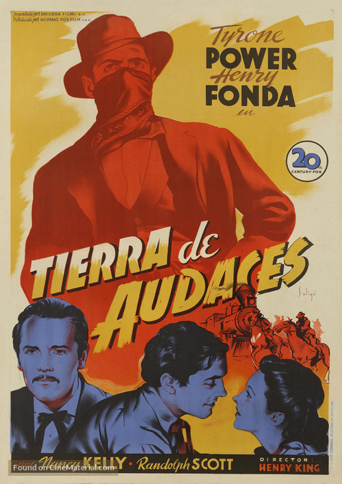 Jesse James - Spanish Movie Poster