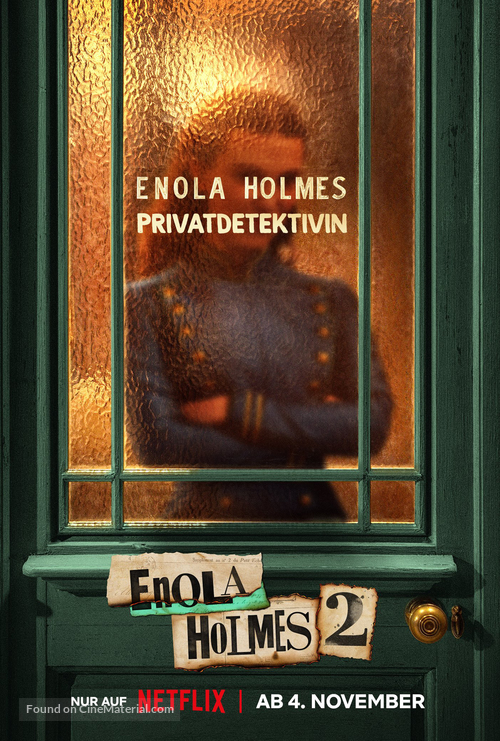 Enola Holmes 2 - Danish Movie Poster