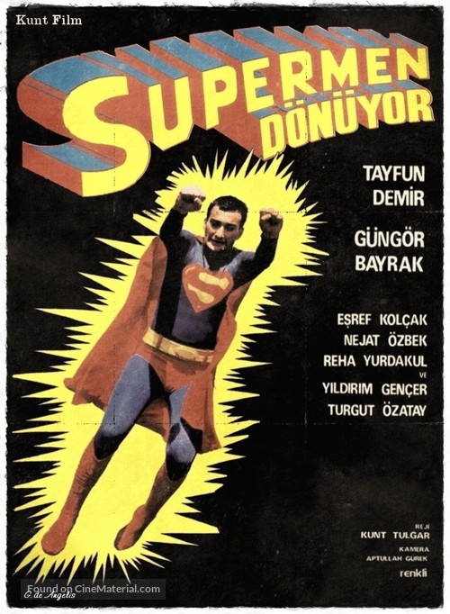 S&uuml;permen D&ouml;n&uuml;yor - Turkish Movie Poster