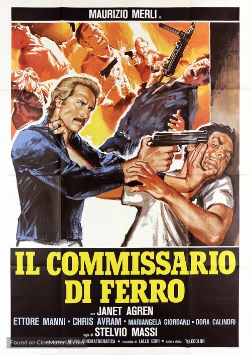 Il commissario di ferro - Italian Movie Poster